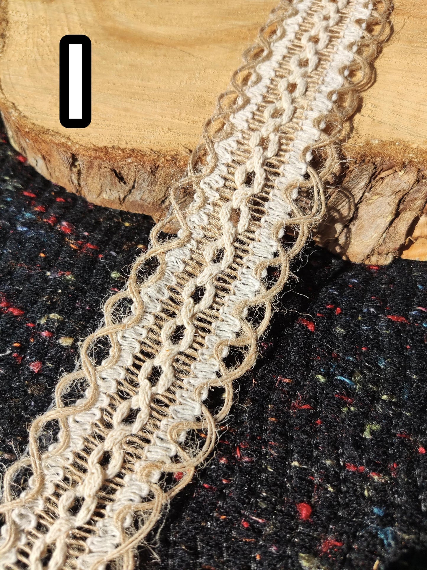 4cm width Hessian Burlap Ribbon- Rustic Jute Woven Webbing Trim- Per yard - For Wedding decor, Glass Jar DIY, Festival Crafts, Gift Wrapping