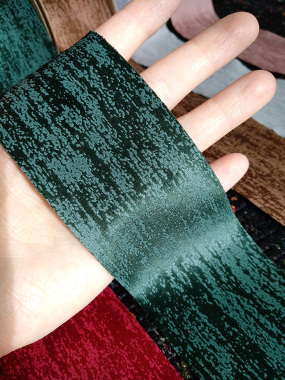 5cm width Crushed Faux Suede Ribbon - Per Yard- Velvet Texture Ribbon for Gift Wrap, Hairbow