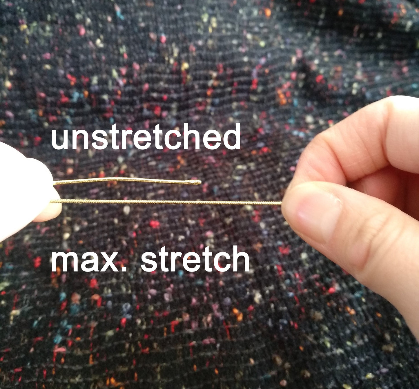 5m Stretchy Elastic Metallic String- 1mm or 1.5mm width Lurex Cord- Rose Gold, Silver, Gold, Red, Green- DIY Crafts Baking Sewing