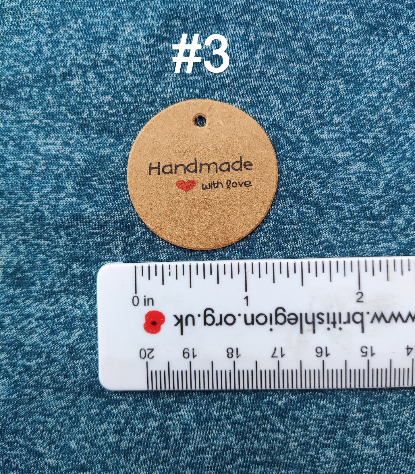 10pcs Kraft Paper Gift Tags Labels -Thank You/Handmade with Love- DIY Christmas Birthday Wedding Favour Invitations Bouquet