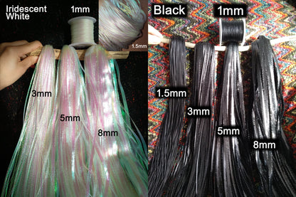 5m Metallic String in 14 colours- Shiny Waterproof Ribbon for Christmas Bauble, Party bags, Halloween, Birthday, DIY Craft Decoration