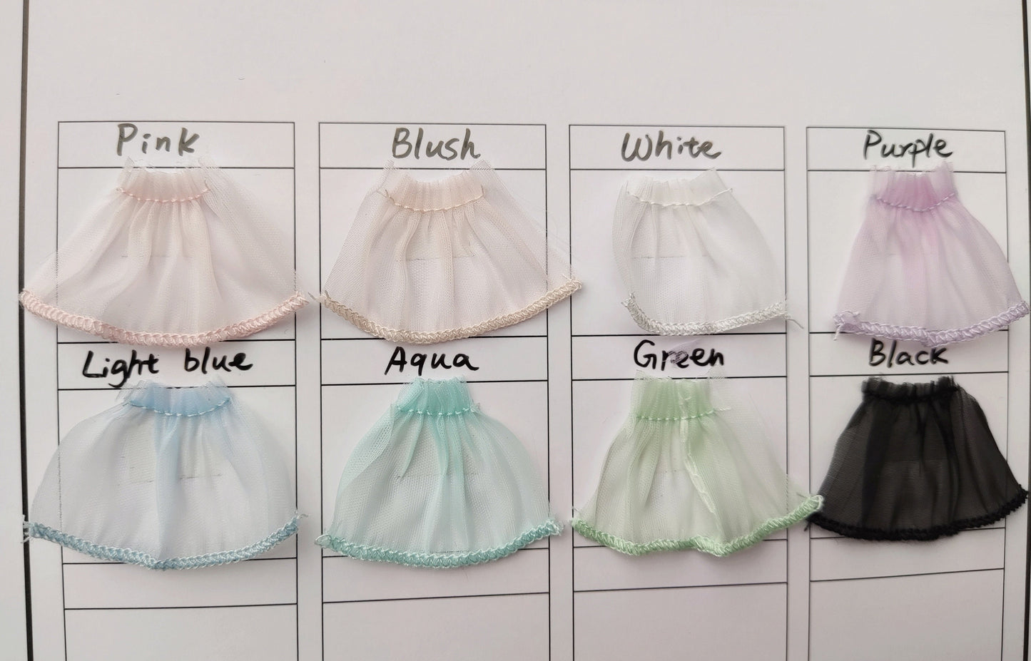 3cm Gathered Pastel Sheer Chiffon Ruffle Trim- Per yard -Sewing Border For Doll Clothes, Dressmaking, Scrunchie DIY