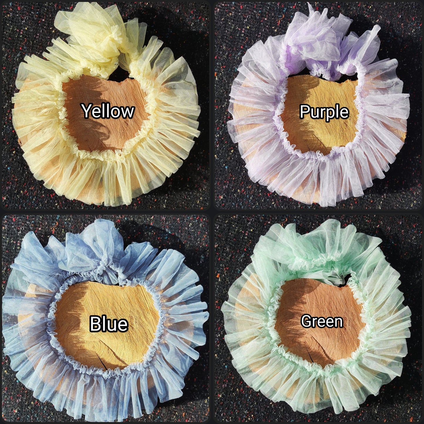 10cm wide Gathered Tulle Ruffle Trim -Per Yard -Frilly Border for Doll Making, Bridal Gown, Festival TuTu Costume