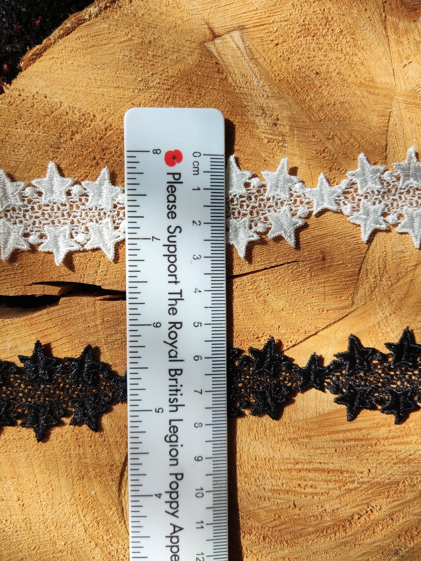 Star Pattern Lace Trim -Sold by the Yard -For Sewing, Doll Making, Dressmaking, Bridal DIY