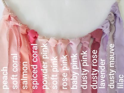 Pink Luxury Hand torn Frayed Edge Chiffon Ribbon- 38 or 50mm width