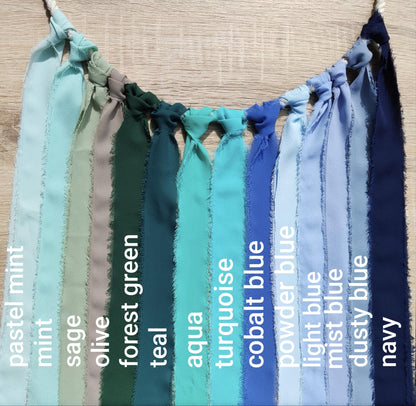 2m Festival rope with chiffon ribbon- Custom/ personalised design for Occasions/ Wedding/Parties backdrop