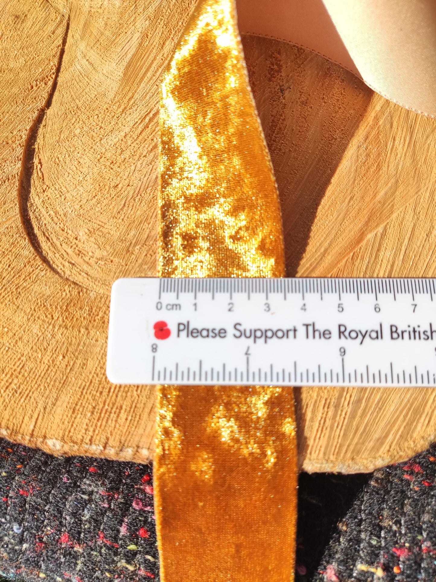 Velvet Ribbon 3.5cm width- Per yard - Hair band/Wedding Bouquet/Craft DIY/Wreath