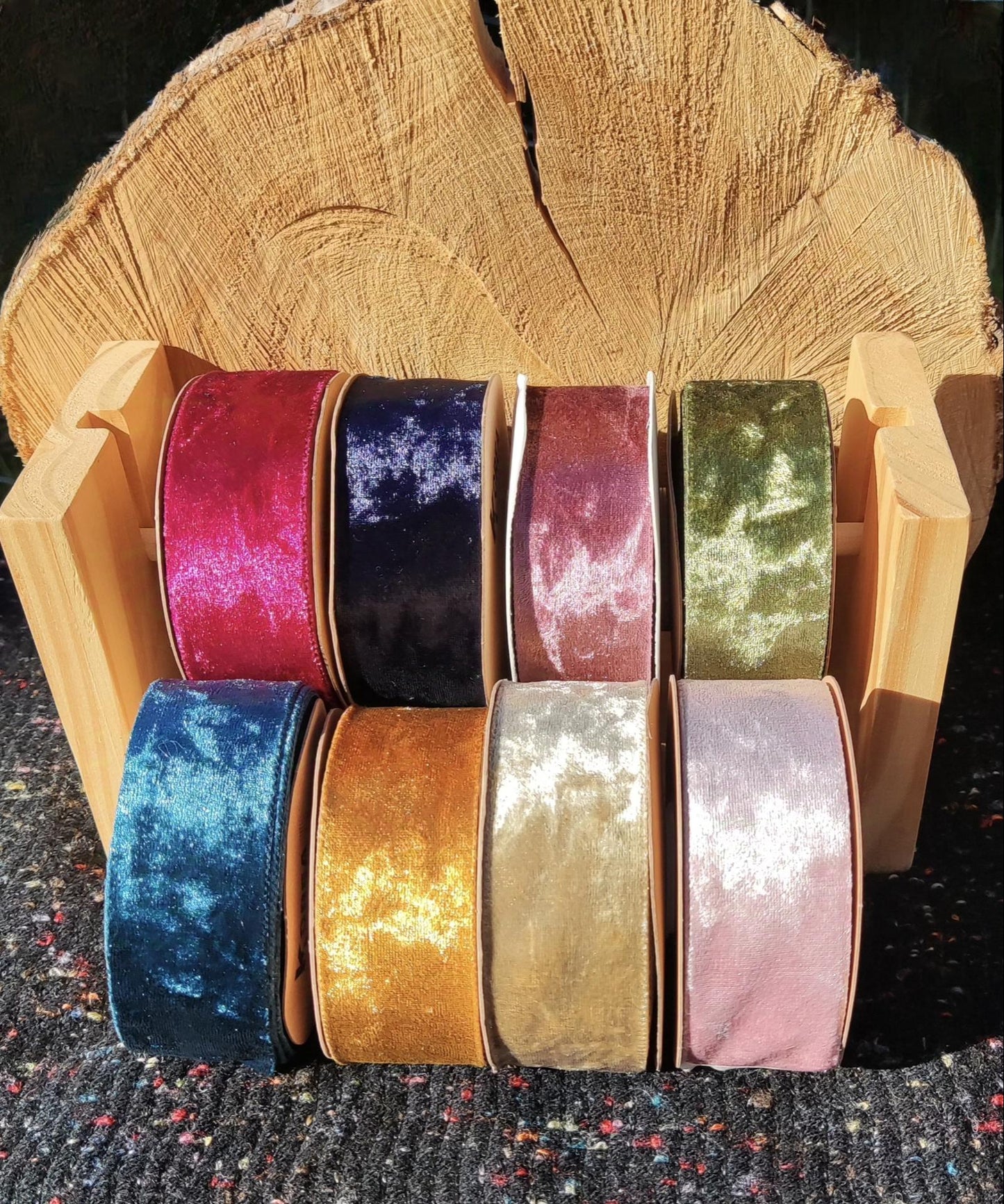 Velvet Ribbon 3.5cm width- Per yard - Hair band/Wedding Bouquet/Craft DIY/Wreath