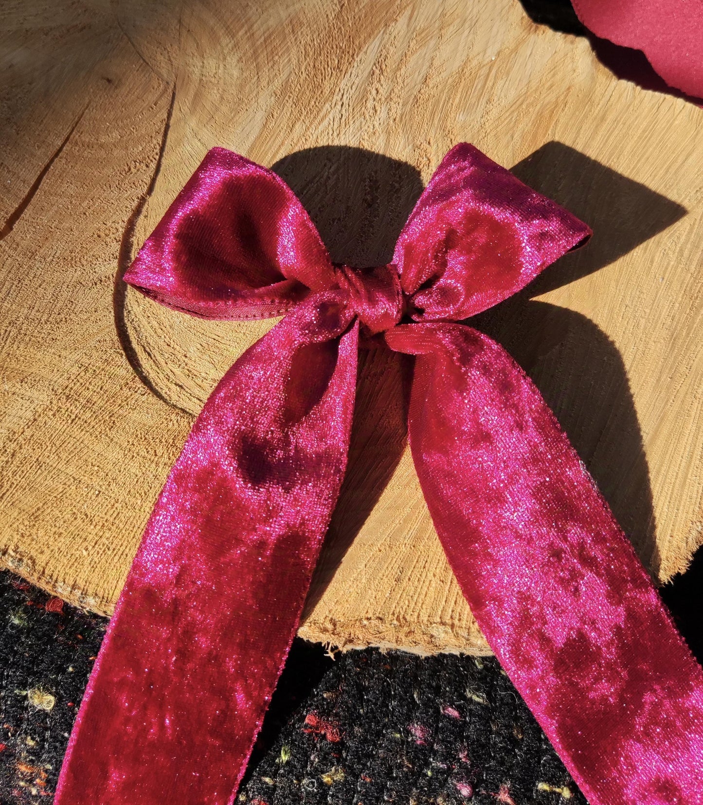Velvet Ribbon 3.5cm width- Per yard - Hair band/Wedding Bouquet/Craft DIY/Wreath