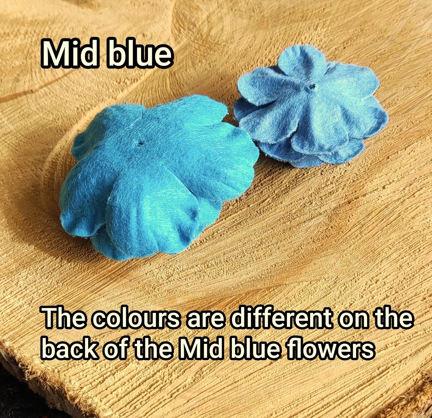 1pc Denim Rose Flower Sew On Embellishment- Blue Camellia Flower Applique- Bag making, Jeans Decoration, Hair accessories, Hat DIY