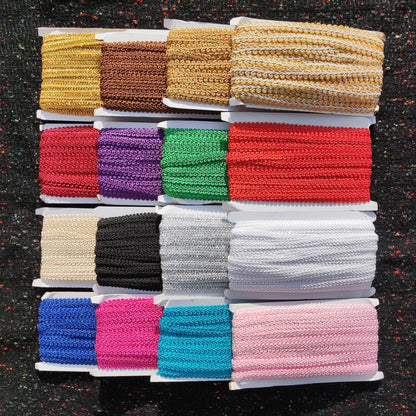 Rayon Gimp Scroll Braid Trim- 12mm Width- Per yard - For Upholstery, Costume DIY, Soft furnishing