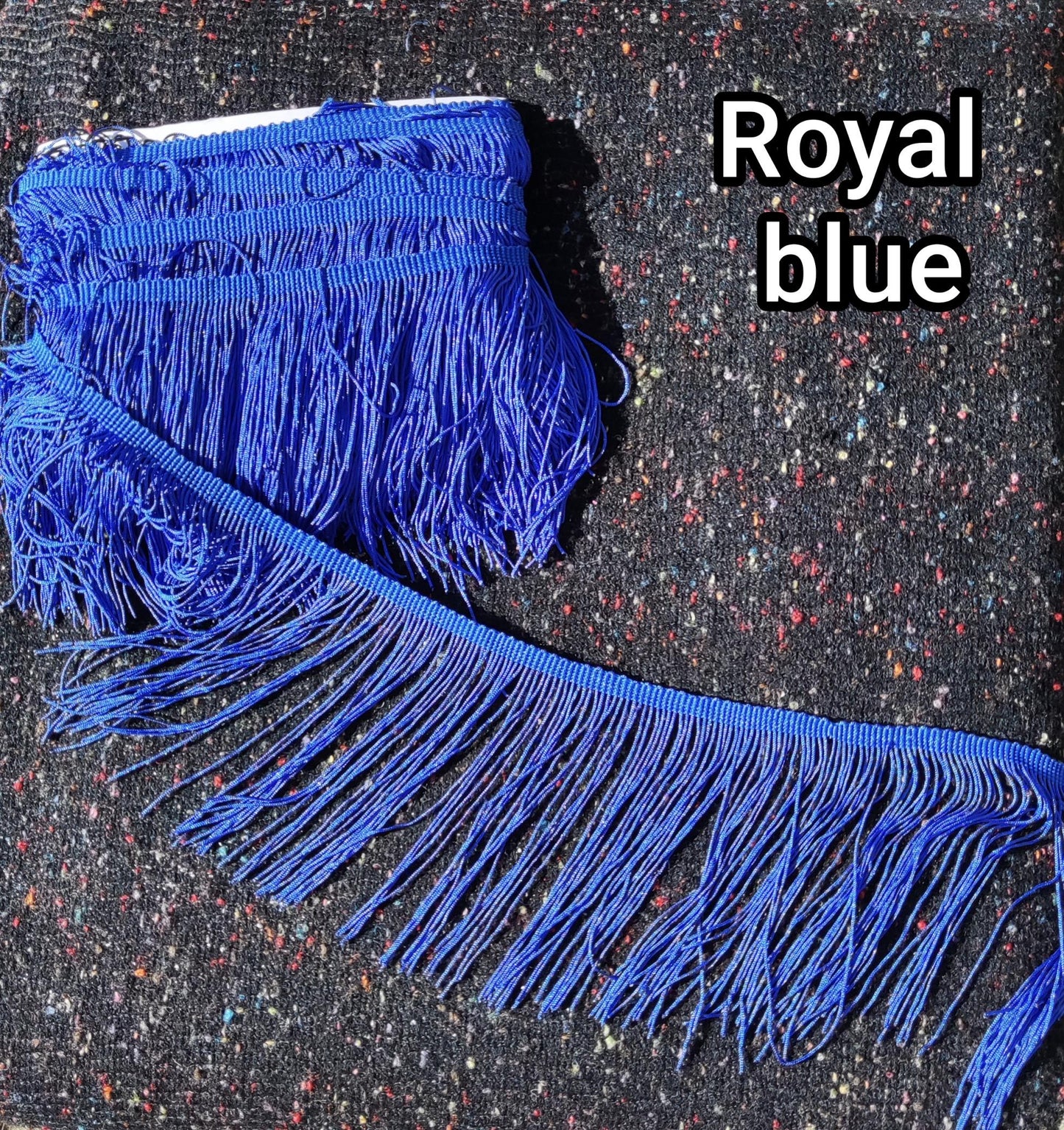 15cm Silky Tassel Brush Trim: Chainette Fringe - Sold by the Yard