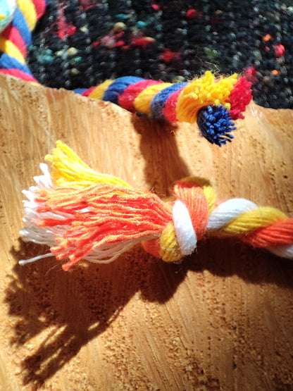 6mm Cotton 3 Strand Twisted Cord-  Multicoloured Rope for Macramé, Soft Furnishing, Gift wrapping