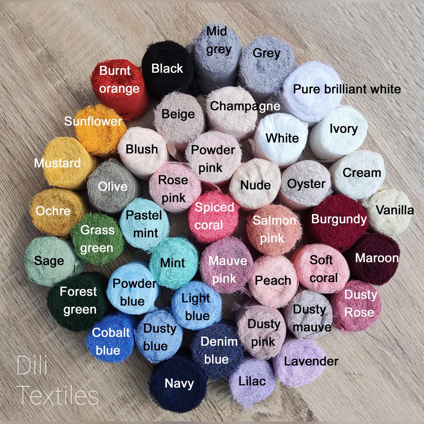 2m Festival rope with chiffon ribbon- Custom/ personalised design for Occasions/ Wedding/Parties backdrop