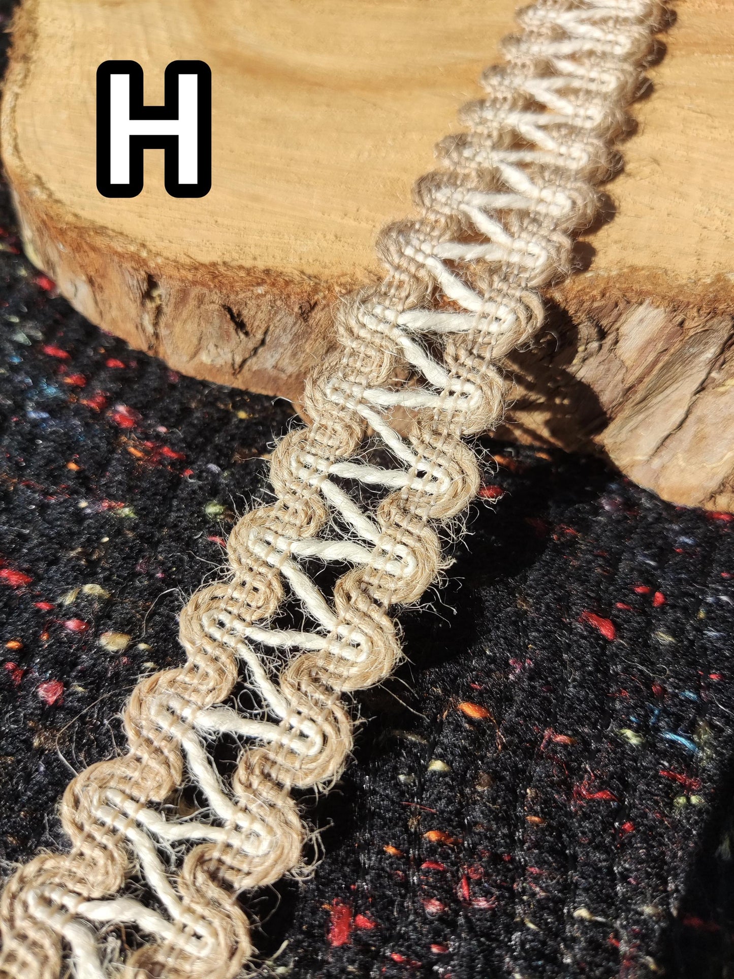 2.5cm width Hessian Burlap Ribbon- Rustic Jute Woven Trim- Per yard - For Wedding decor, Glass Jar DIY, Festival Crafts, Gift Wrapping