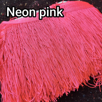 15cm Silky Tassel Brush Trim: Chainette Fringe - Sold by the Yard