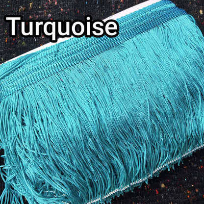 15cm Silky Tassel Brush Trim: Chainette Fringe - Sold by the Yard