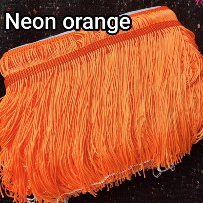 15cm Silky Tassel Brush Trim: Chainette Fringe - Sold by the Yard