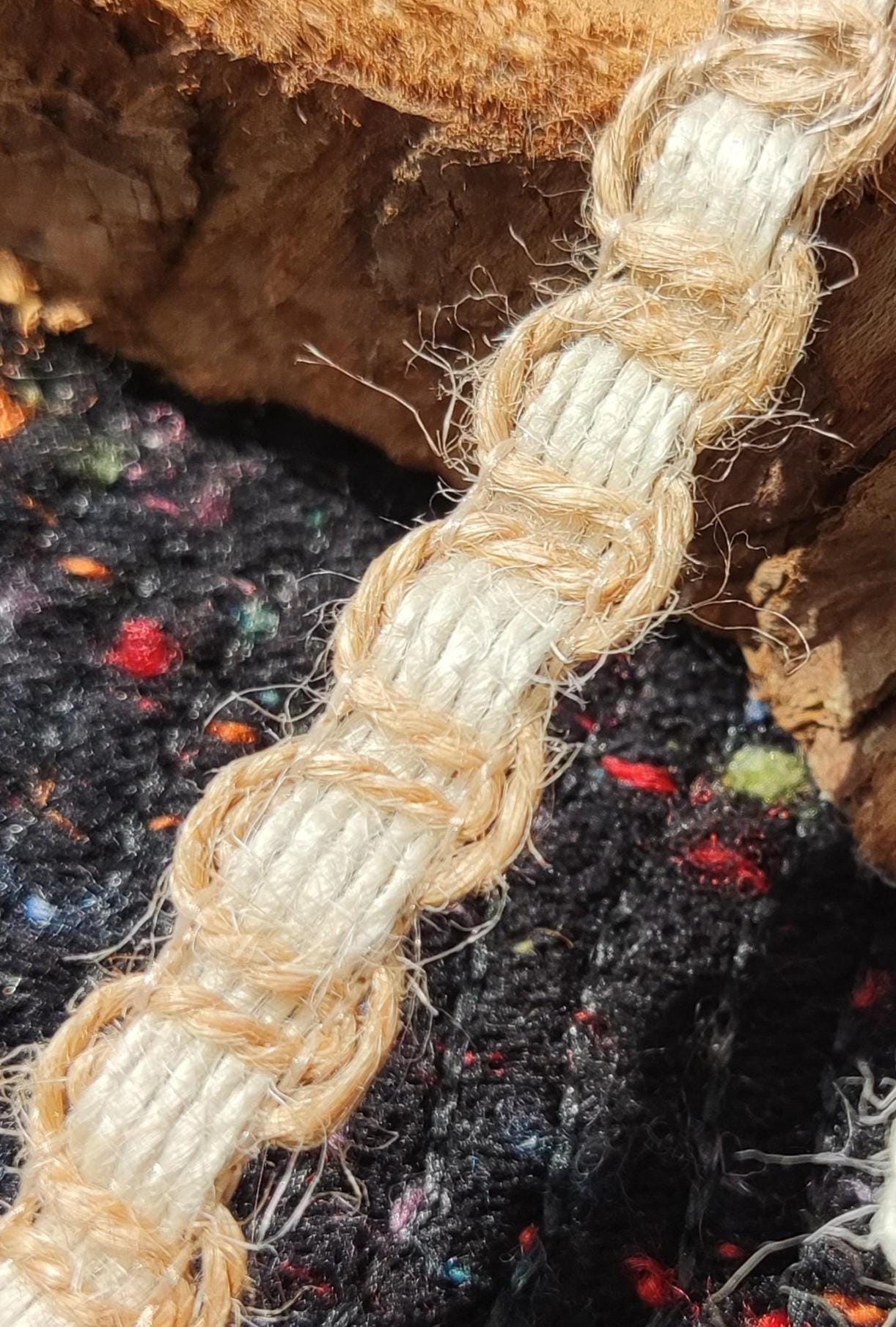 1.2cm Narrow Natural Hessian Burlap Ribbon -Per yard - For Wedding decor, Glass Jar DIY, Boho Chic Crafts, Gift Wrapping